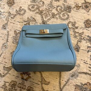 Elegant Blue “Kelly” Style Backpack!